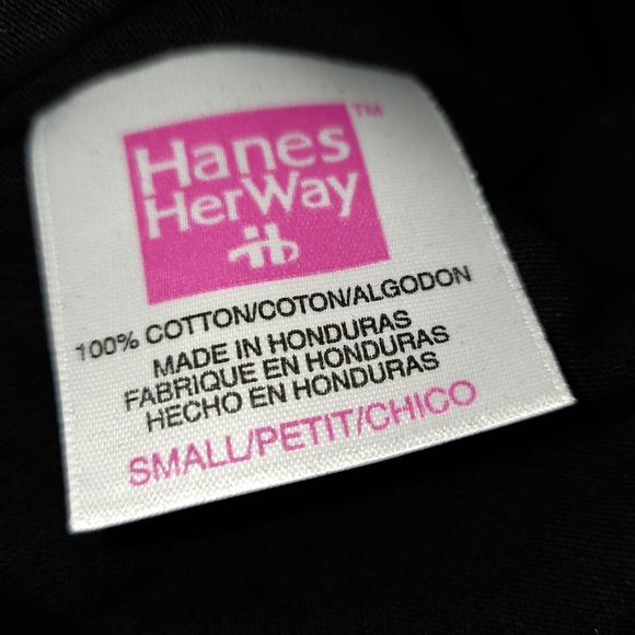 NWT Hanes Her Way Black Bermuda Shorts - Picture 4 of 4